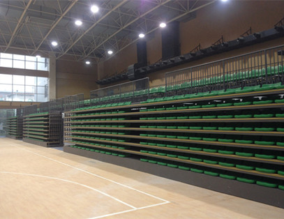 郴州柿竹園礦山固定看臺(tái)+伸縮看臺(tái)