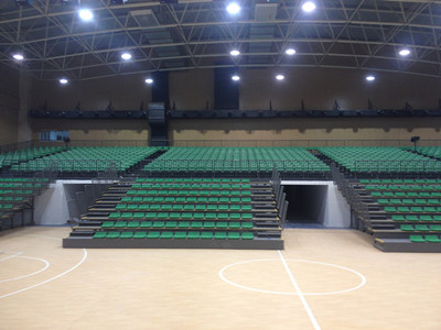 郴州柿竹園礦山固定看臺(tái)+伸縮看臺(tái)