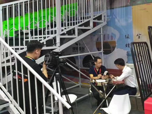 綠蛙看臺亮相2017年第35屆上海體博會