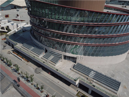 湘西吉首世紀(jì)廣場(chǎng)音樂噴泉的拼裝看臺(tái)