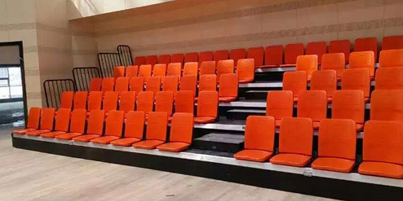 郴州臨武文體廣電中心一期項目看臺系統安裝完畢