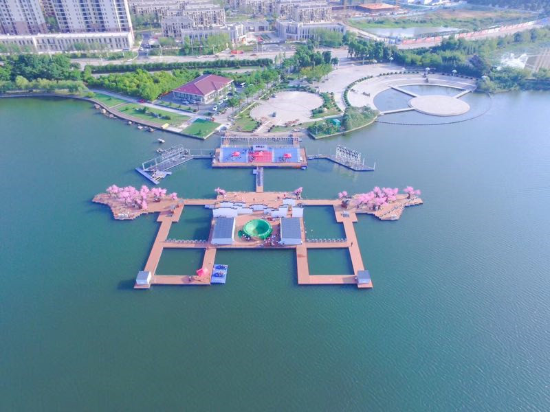 武寧山水廣場演藝看臺