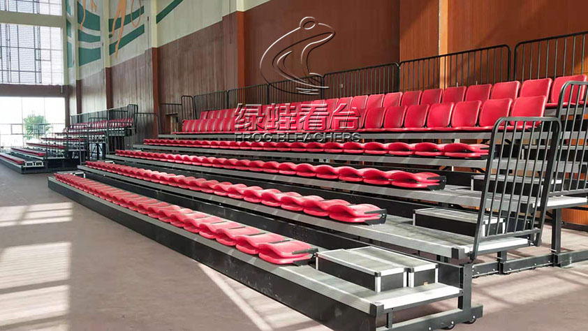 甘肅衛生職業學院籃球館看臺座椅項目