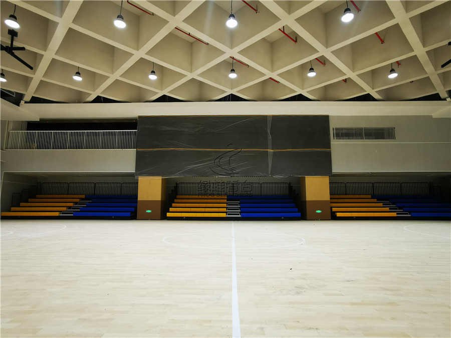 深圳沙壆學(xué)校體育館看臺座椅