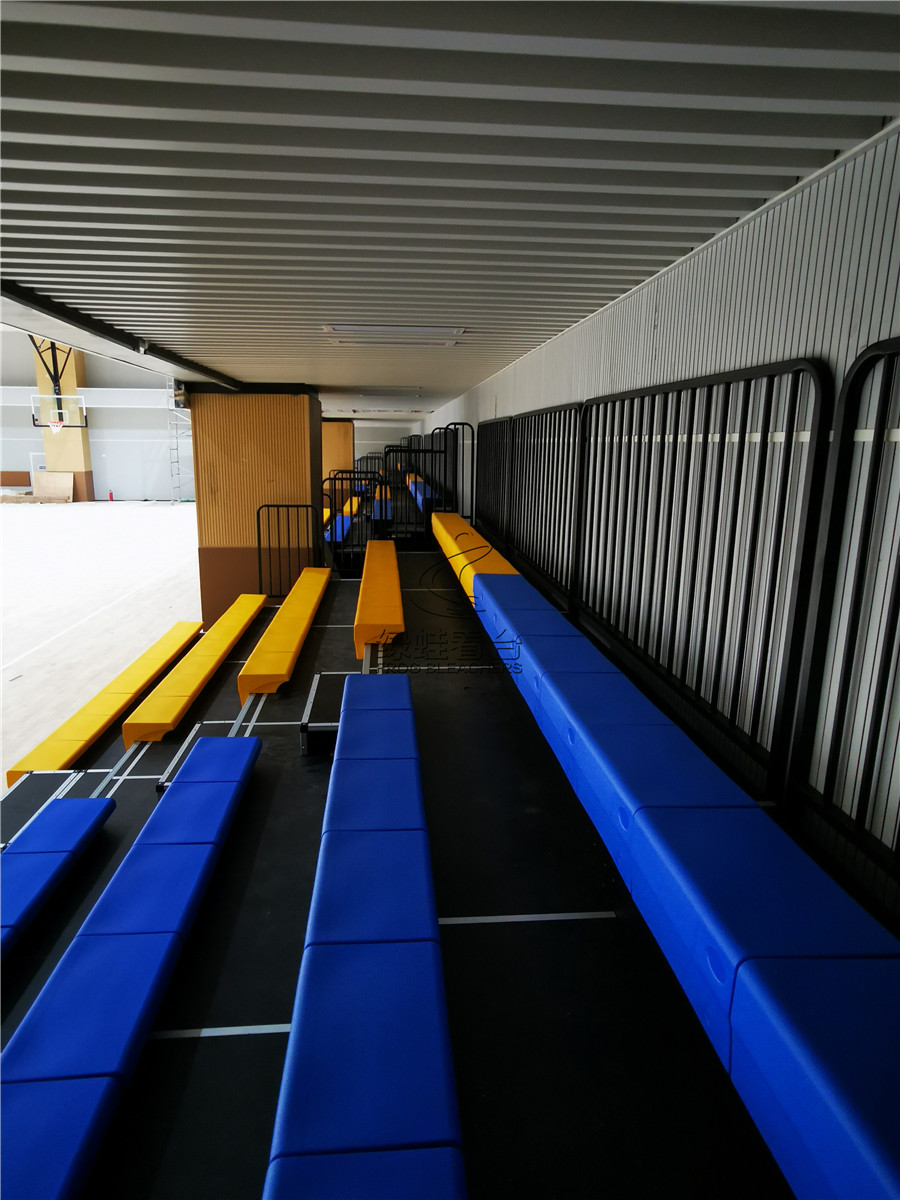 深圳沙壆學(xué)校體育館看臺座椅