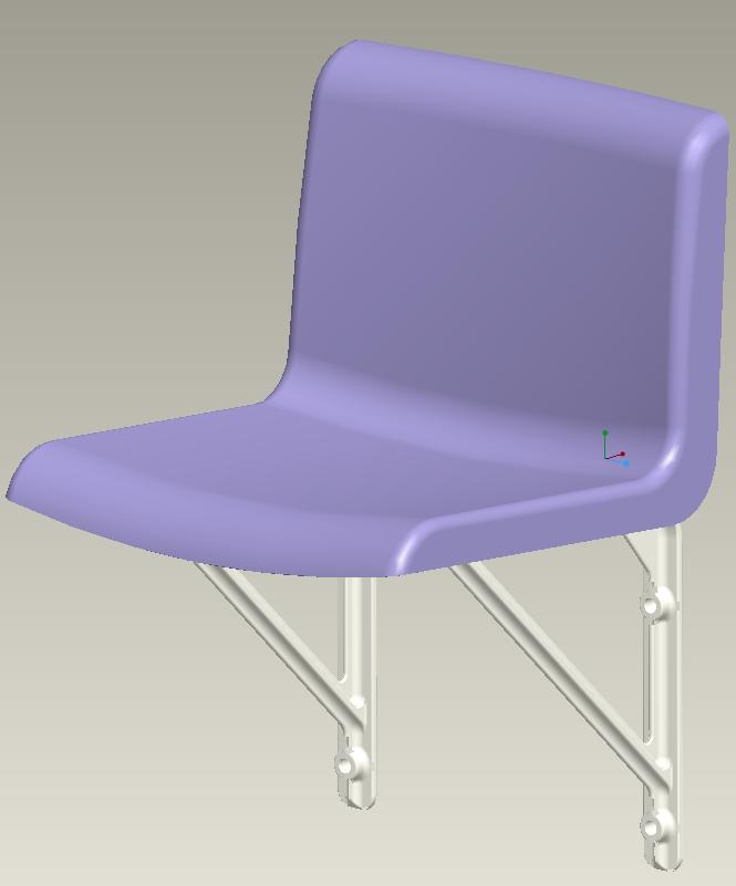 中靠背鋁合金座椅-側裝