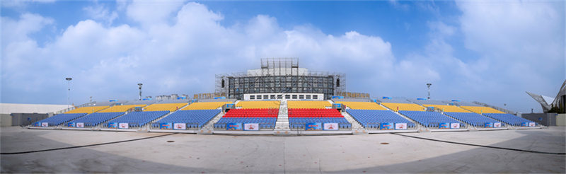 青島啤酒節看臺座椅布置